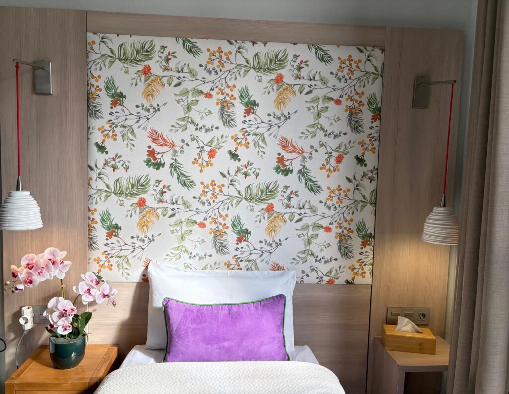 Single room with private balcony and Plaça Catalunya view at Hotel Ginebra Barcelona