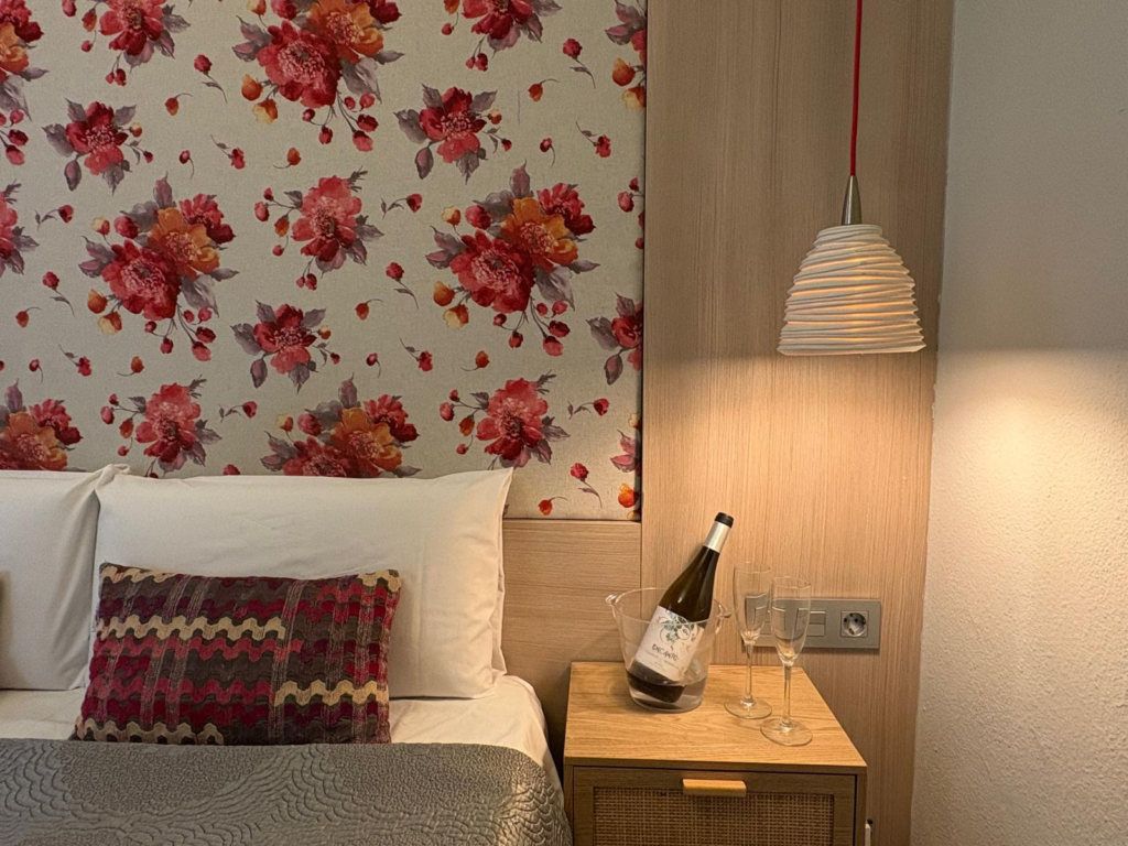 Detalles de la habitación doble económica en Hotel Ginebra