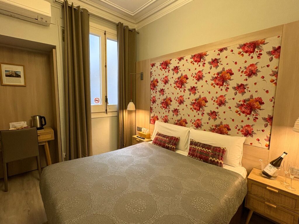 Otra perspectiva de la habitación doble económica en Hotel Ginebra